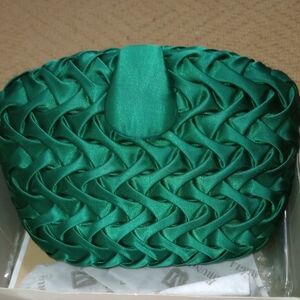 NIB VINTAGE BRUNO MAGLI | Satin Evening Bag With Optional Strap